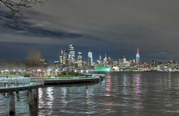 Manhattan Skyline by night