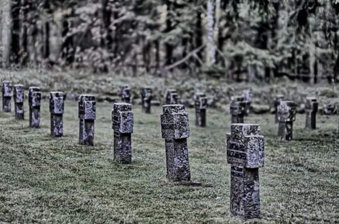 Kirkegård fra 2. Verdens Krig